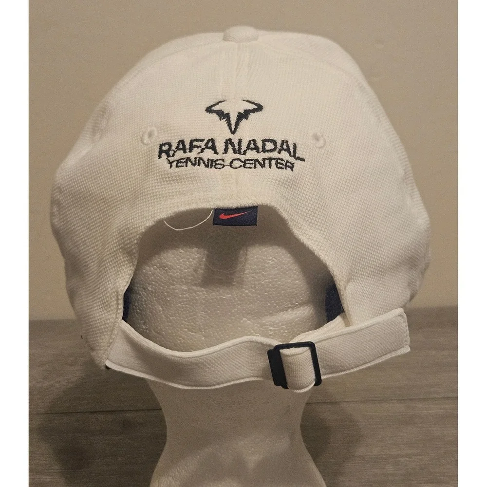 Nike Court Heritage86 Rafa Nadal Tennis Center Hat White Adjustable DJ6147-102